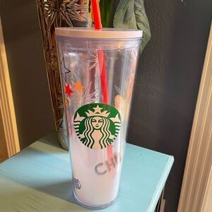 Starbucks Frosted Chill Rise and Shine Tumbler NWT